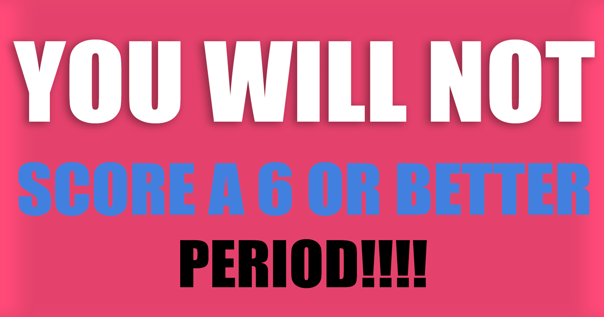 Banner for YOU WILL NOT!