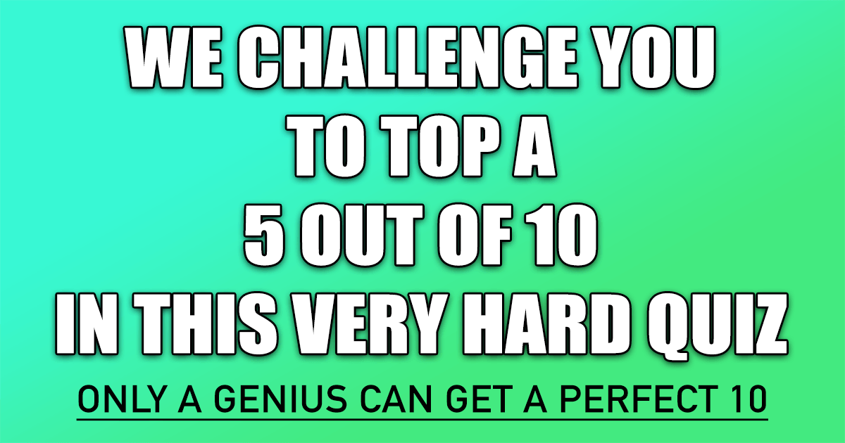 Banner for HARD Mixed Trivia Quiz