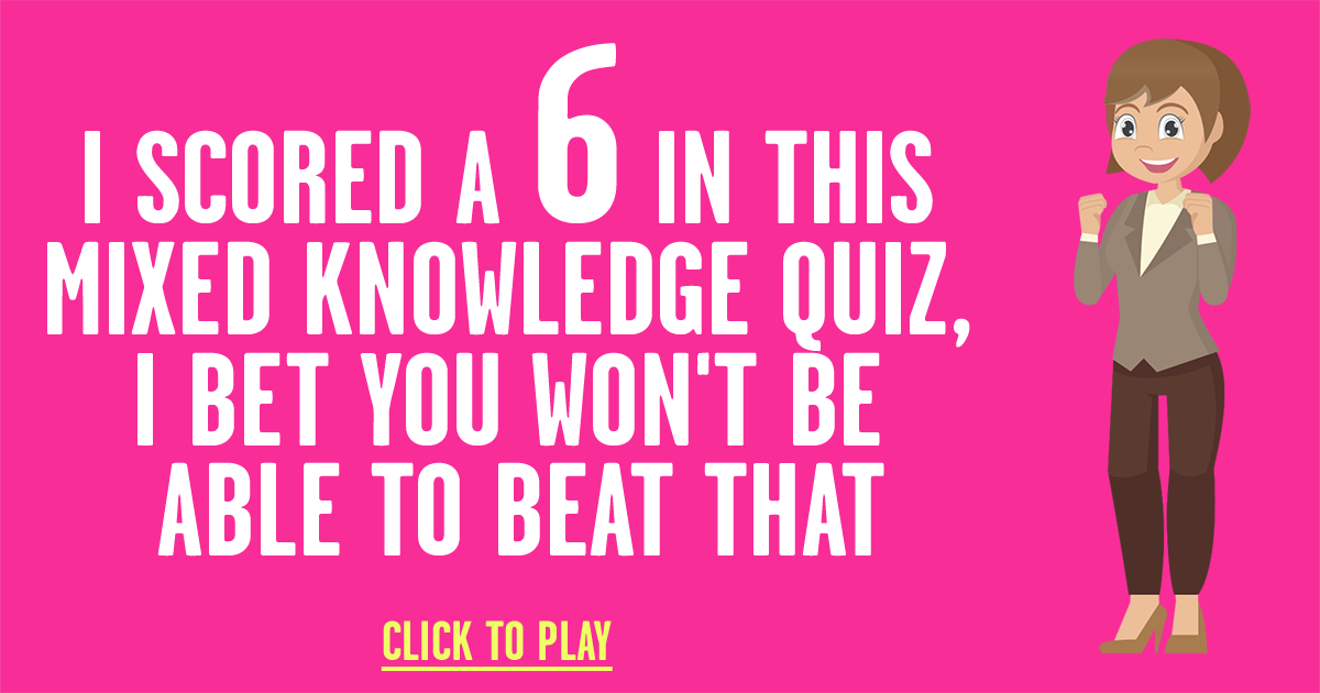 Banner for Challenging Mixed Knowledge Quiz