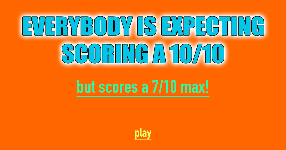 Banner for We expect at least an 8