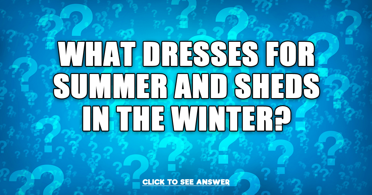 Banner for Do you know the answer to this riddle?