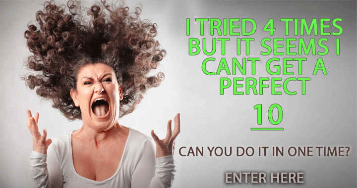 Banner for Can you get the perfect 10 in one try?