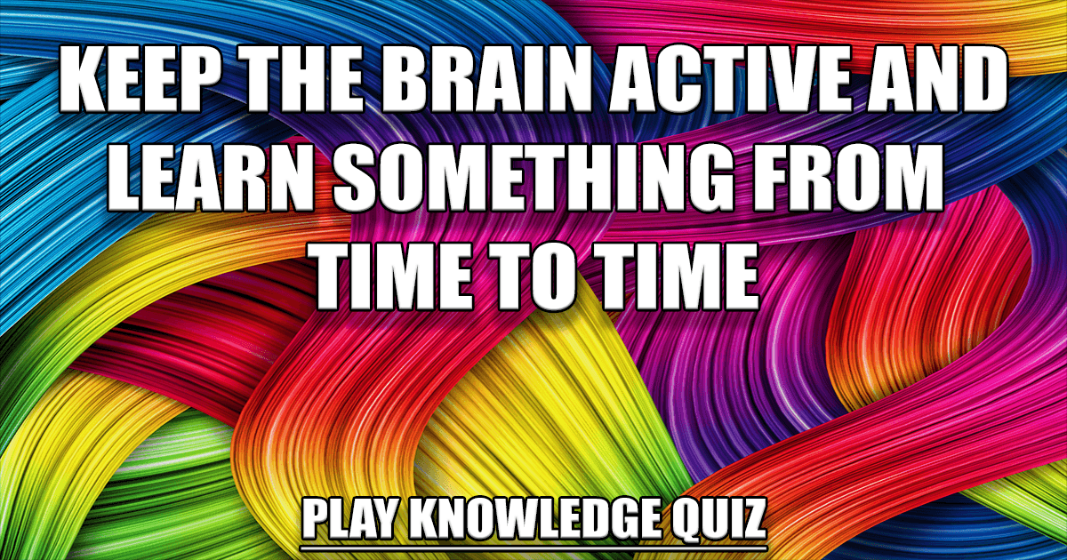 Banner for Play Knowledge Quiz