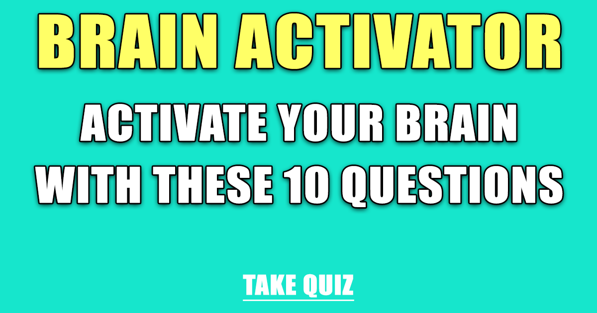 Banner for Brain Activator Quiz