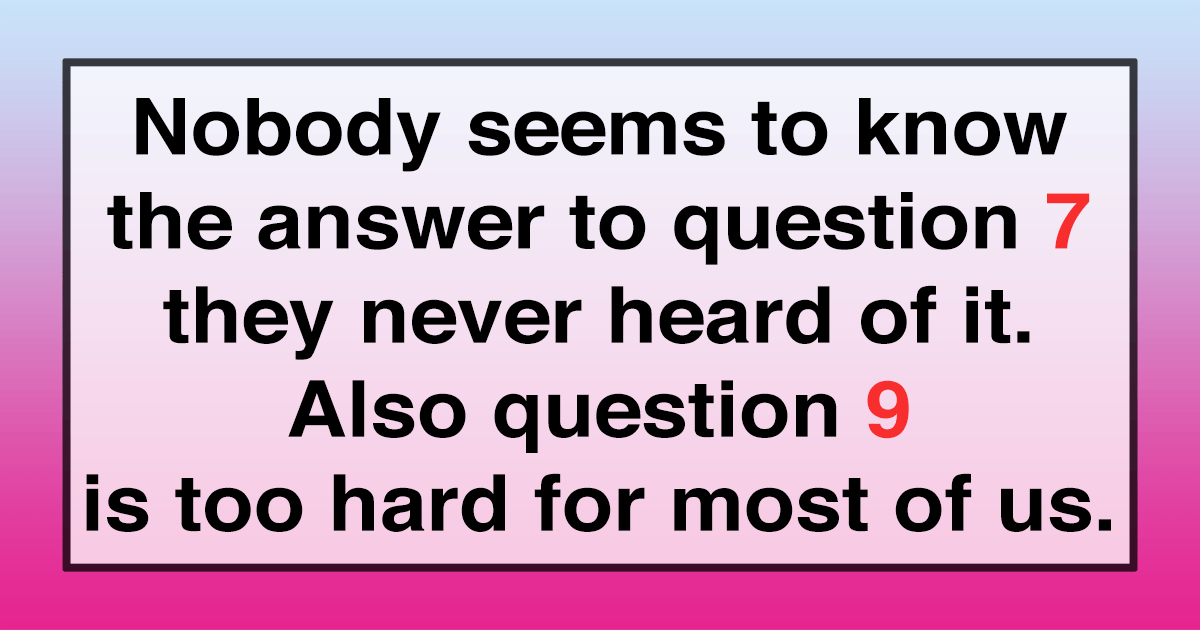 Banner for This Knowledge Quiz Is Impossible
