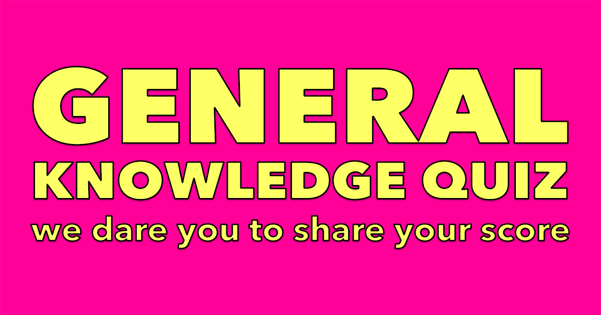 Banner for General Knowledge Quiz