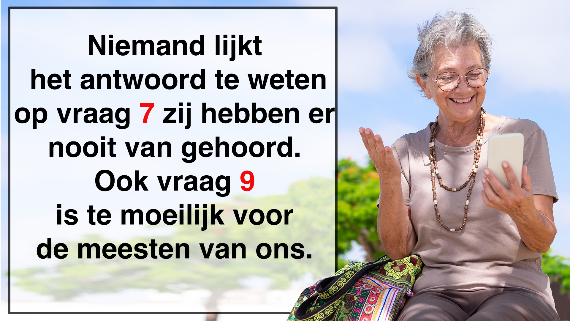 Banner for Algemene kennis quiz