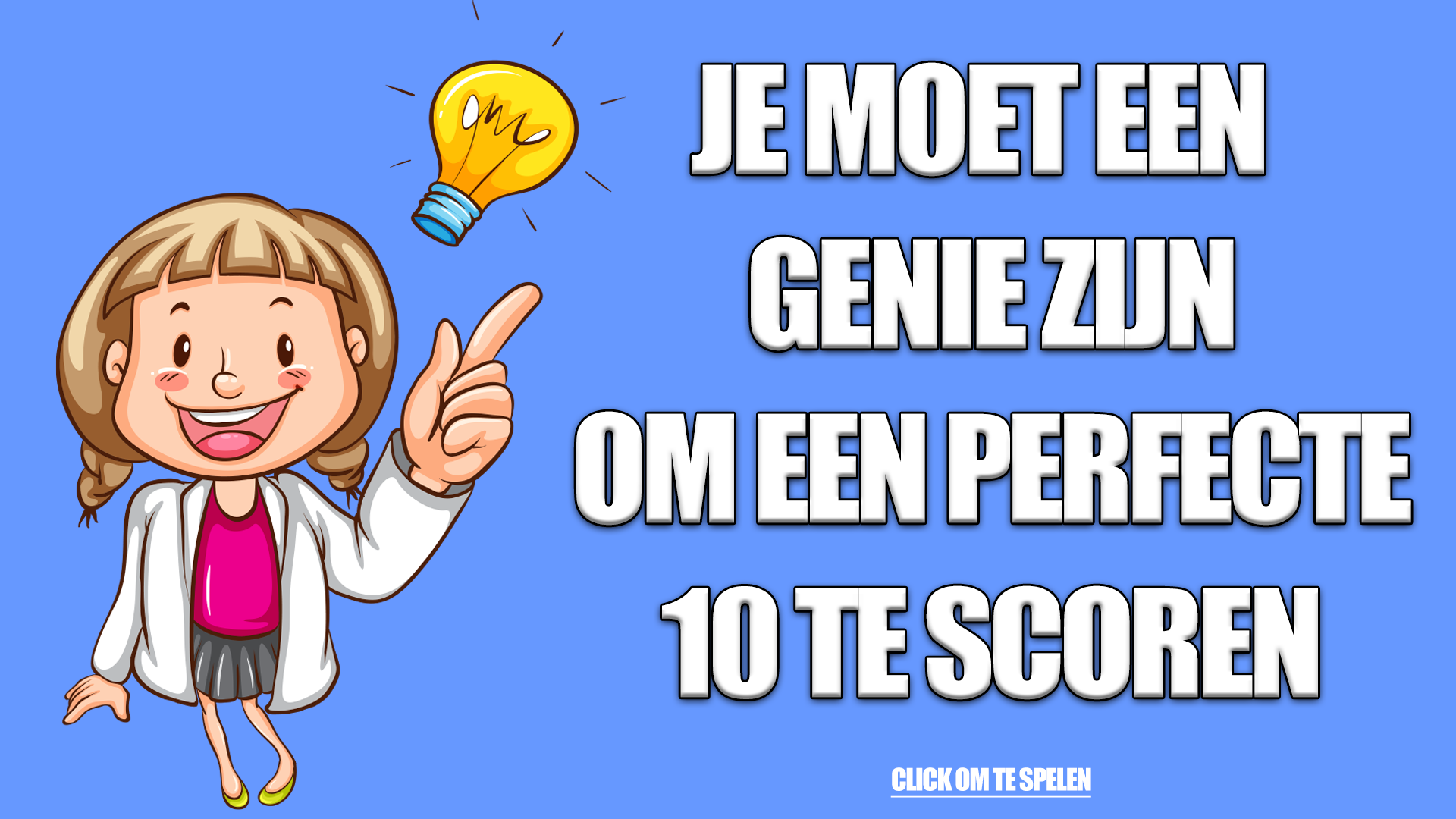 Banner for Ben jij een GENIE?