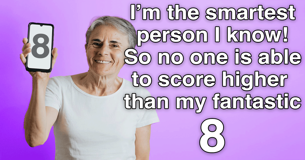 Banner for Who is able to beat her score?