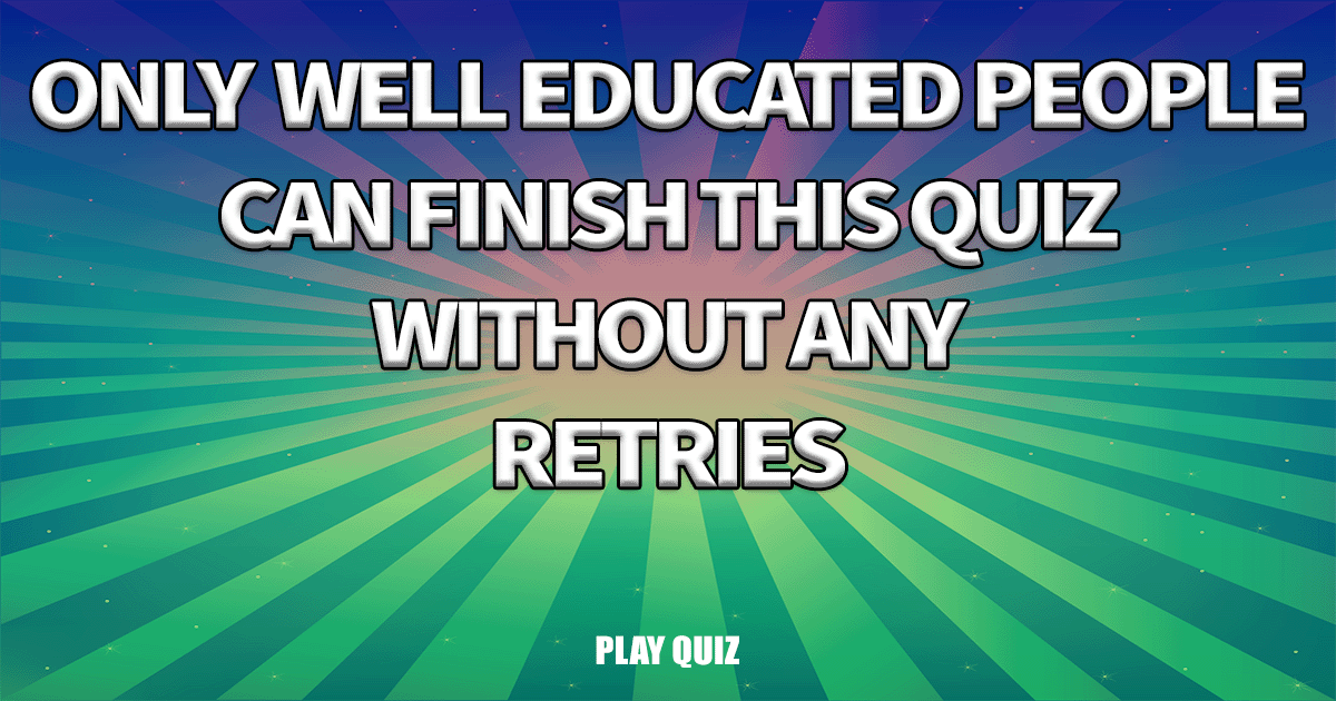 Banner for No one finishes this quiz!