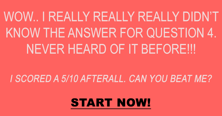 Banner for Who knows the correct answer to question 4?