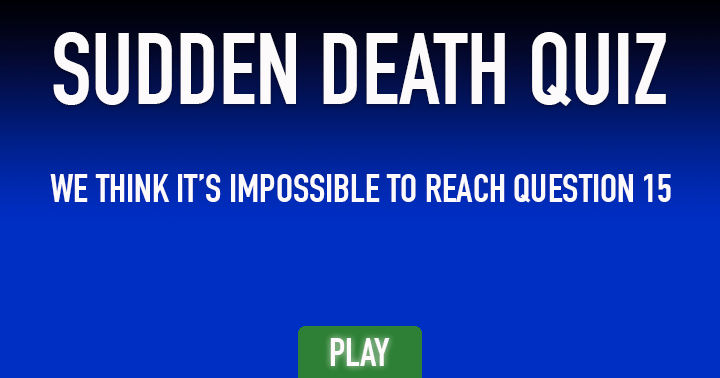 Banner for General Knowledge sudden death quiz