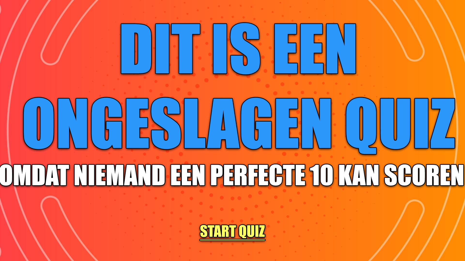 Banner for Onverslaanbare gemengde trivia quiz!