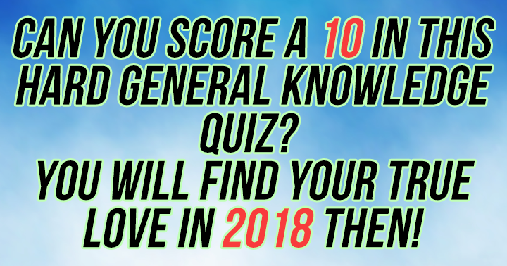 Banner for Will you find true love in 2018?