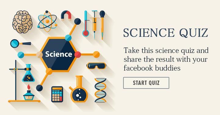 Banner for Take this science quiz and share the result with your buddies.