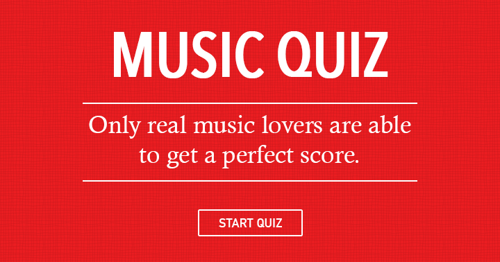 Banner for Are you a real music lover?