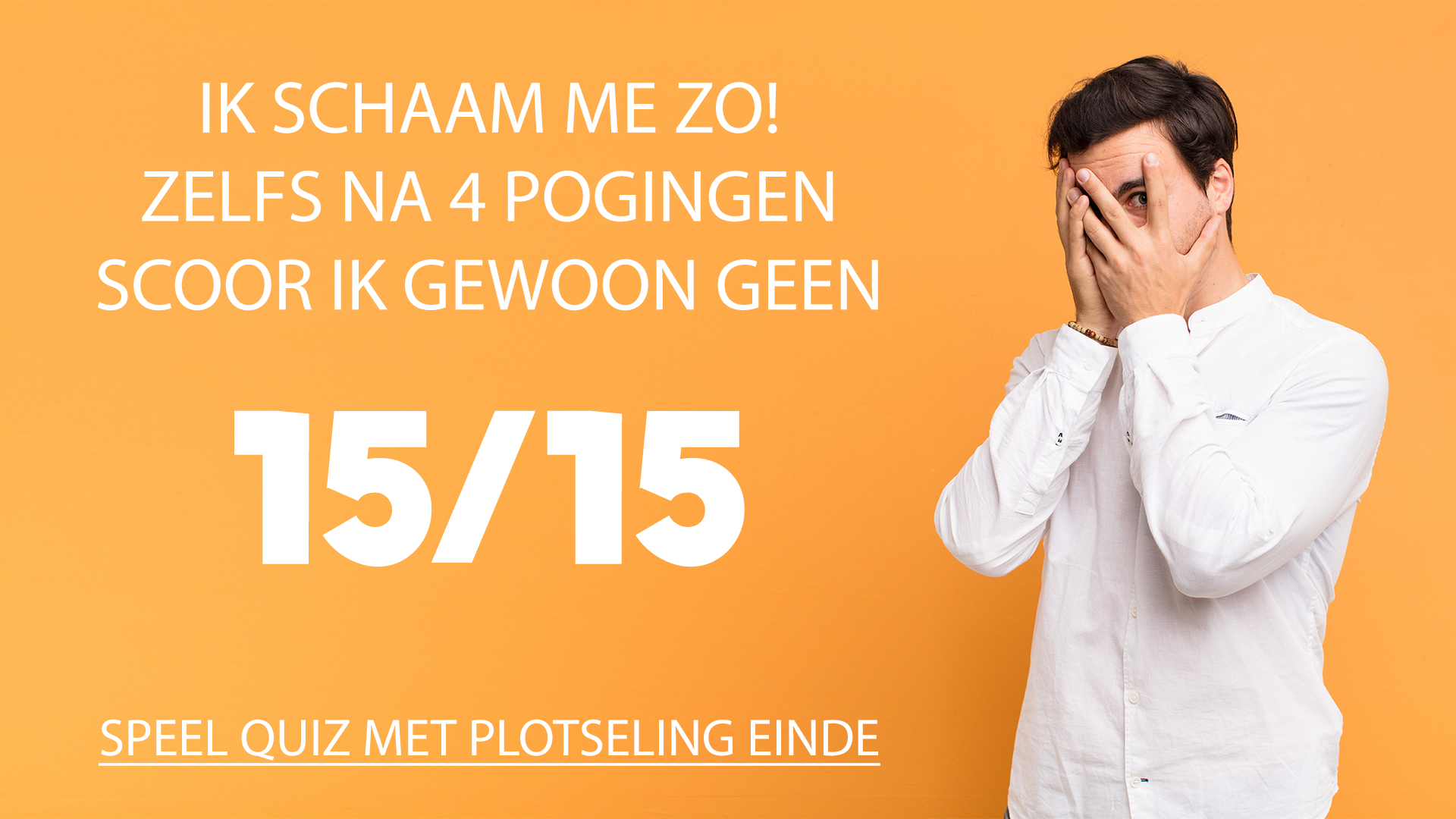 Banner for 15 gemengde trivia-vragen