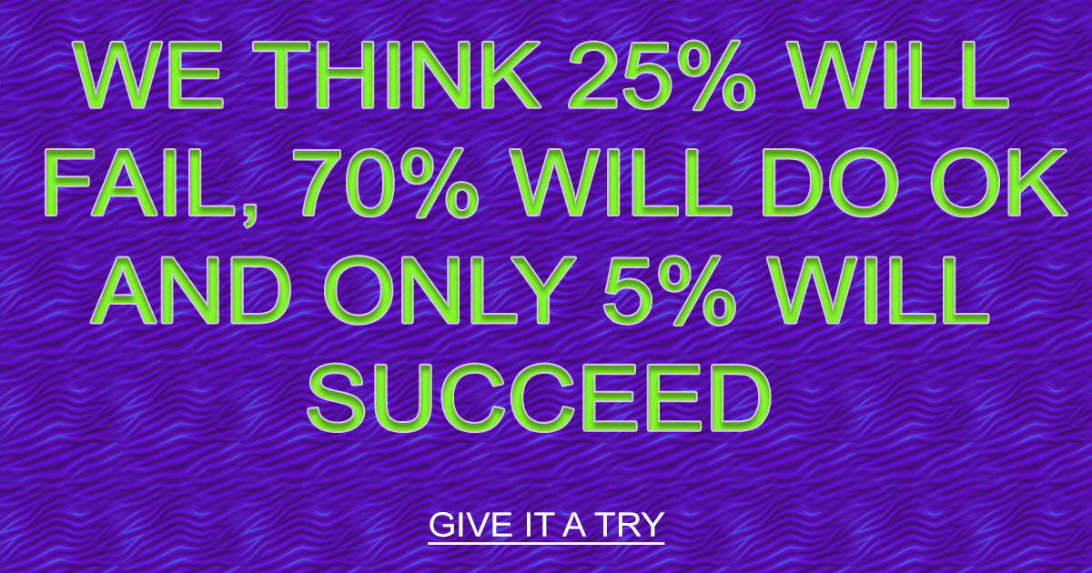 Banner for Make sure you won't belong to the 25%!