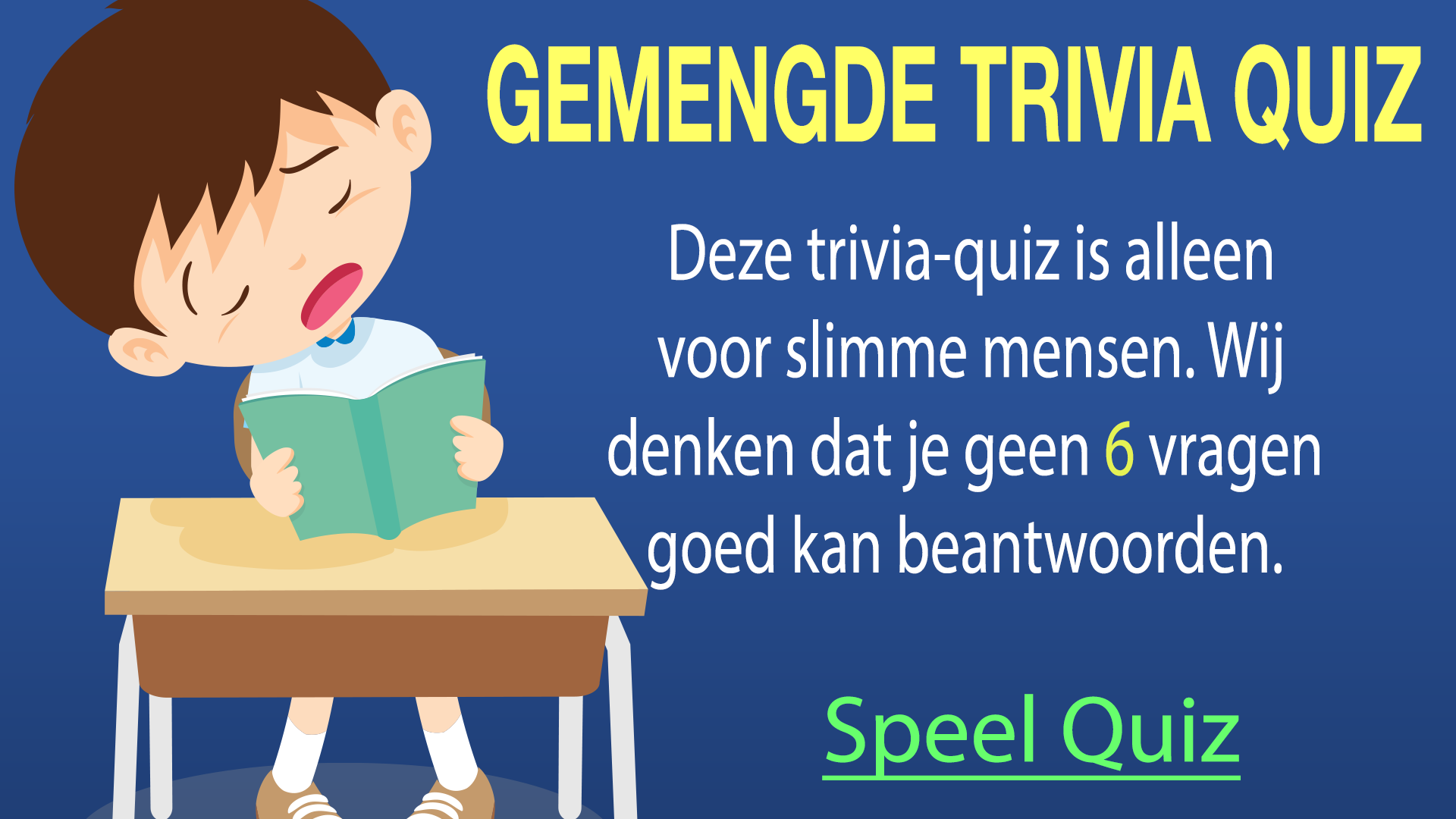 Banner for Gemengde Trivia-quiz