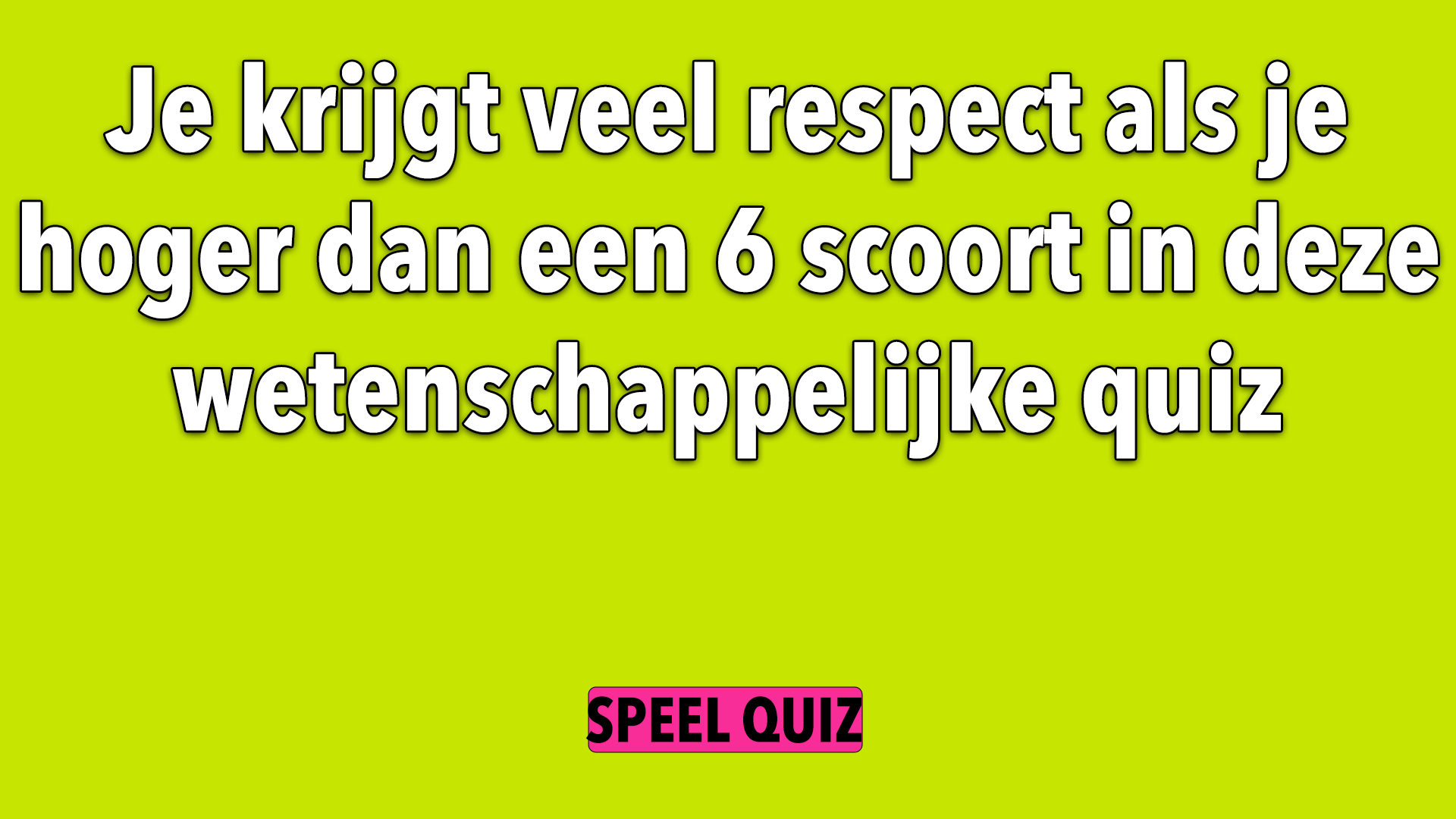 Banner for Gekke wetenschaps-quiz