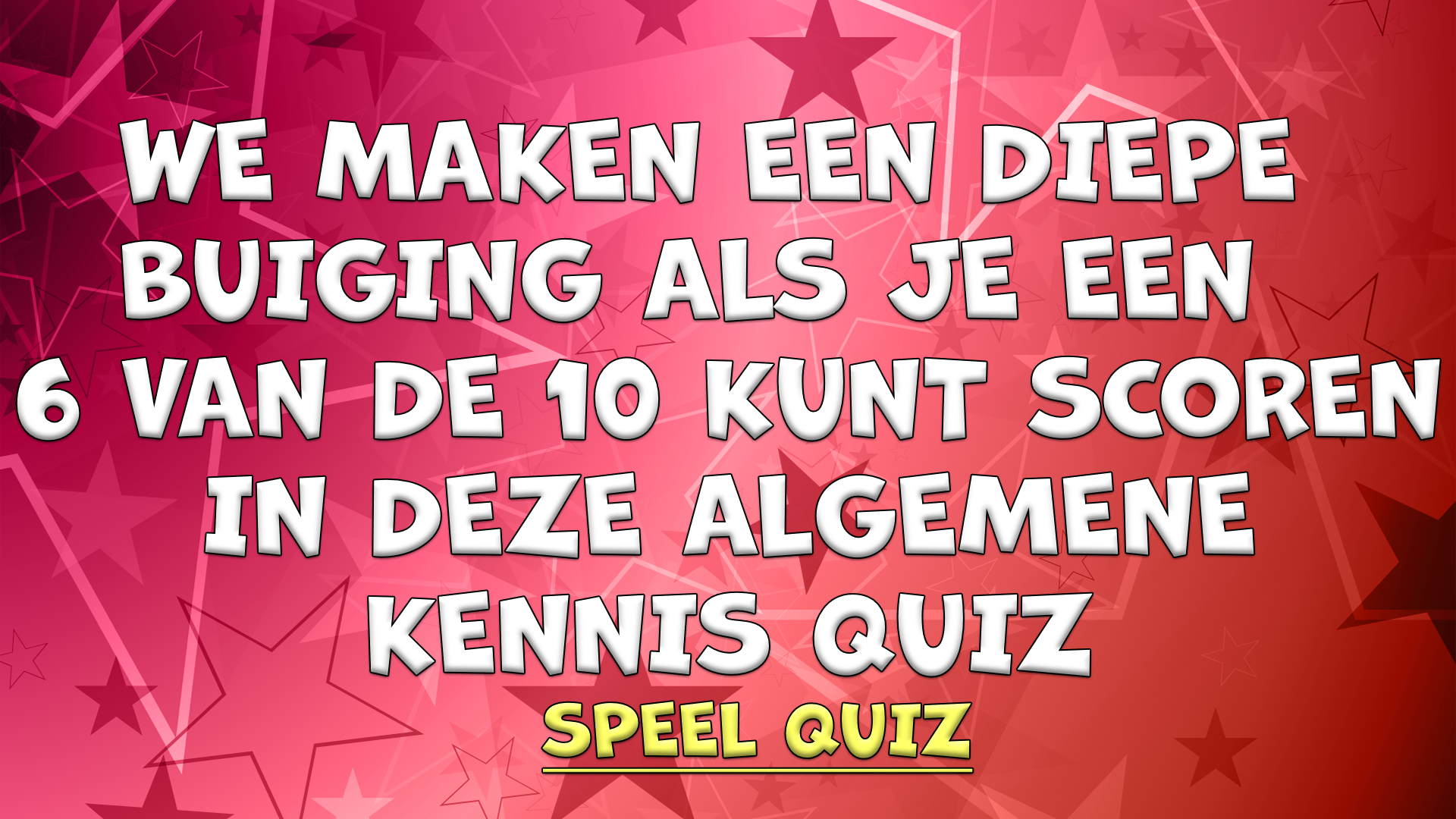 Banner for Algemene kennisvragen
