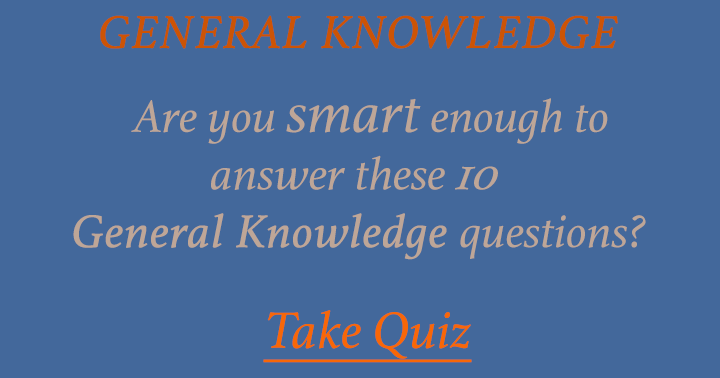 Banner for General Knowledge