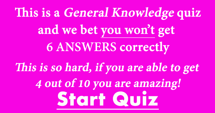 Banner for General Knowledge Quiz