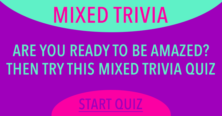 Banner for Mixed Trivia Quiz