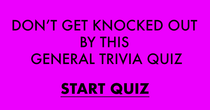 Banner for Are you still standing after taking this quiz?