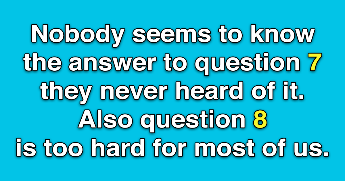 Banner for This Knowledge Quiz Is Impossible