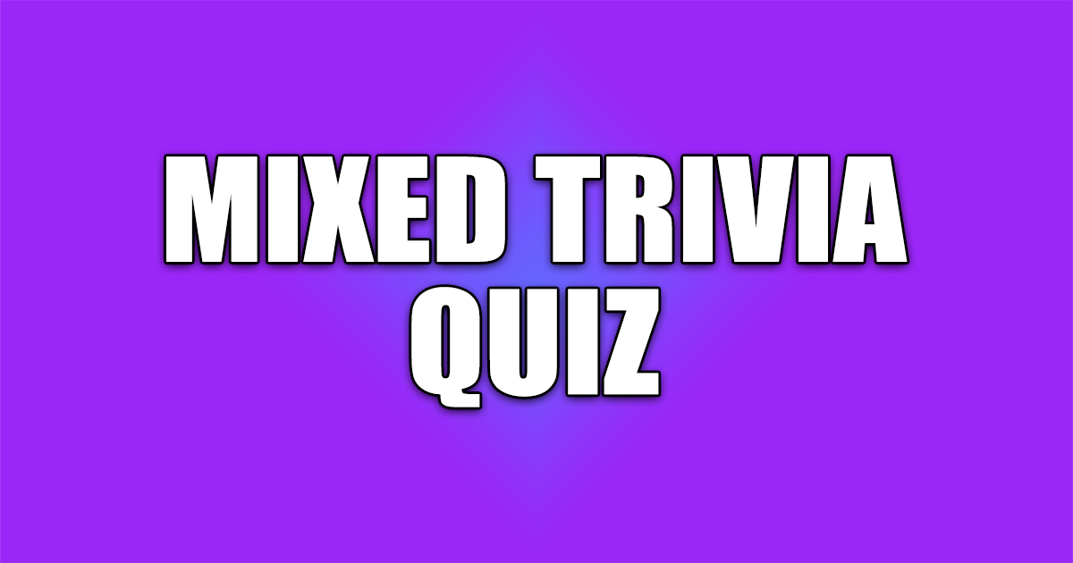Banner for Mixed Trivia Quiz