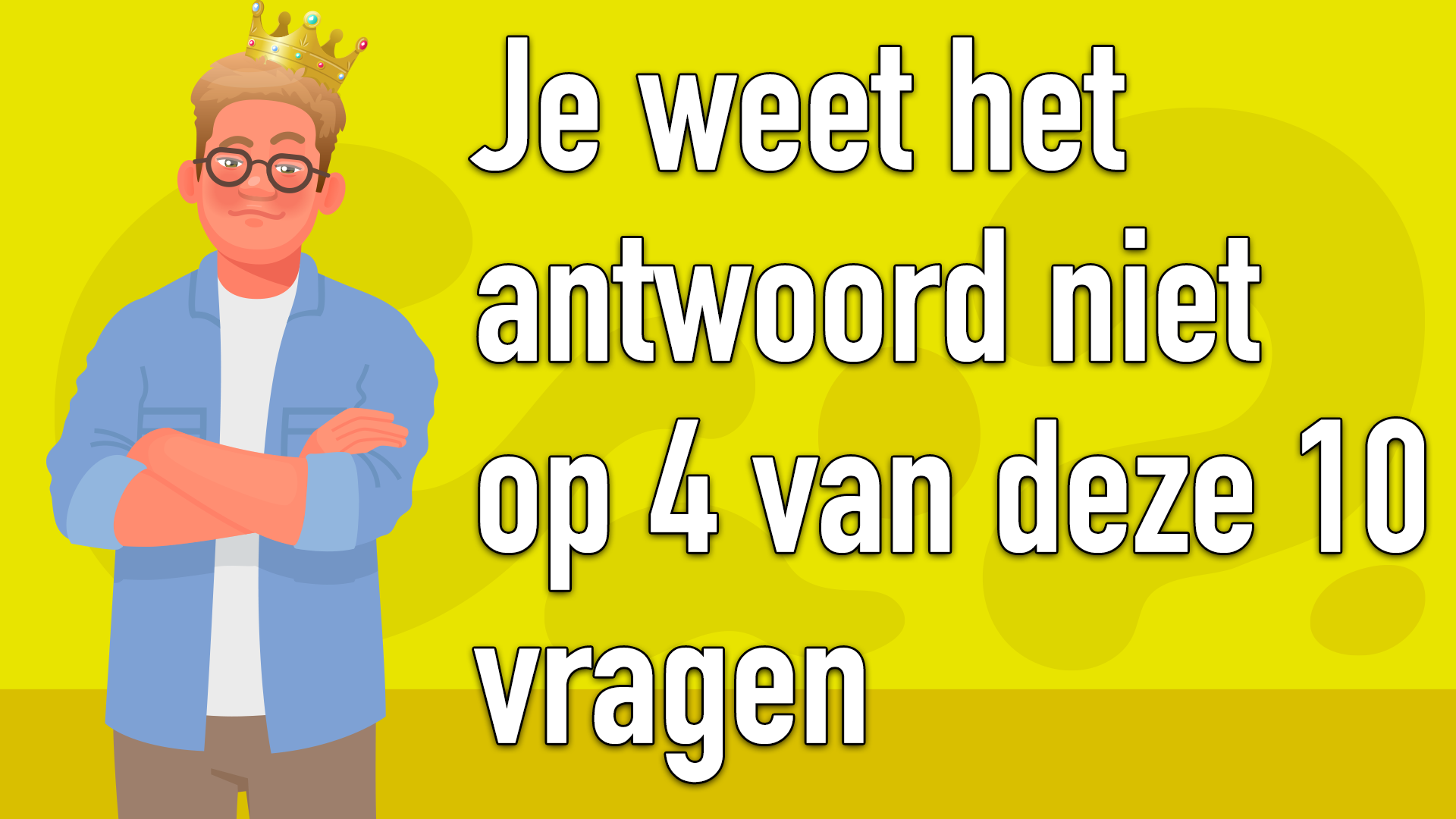 Banner for Kennisquiz voor genieën