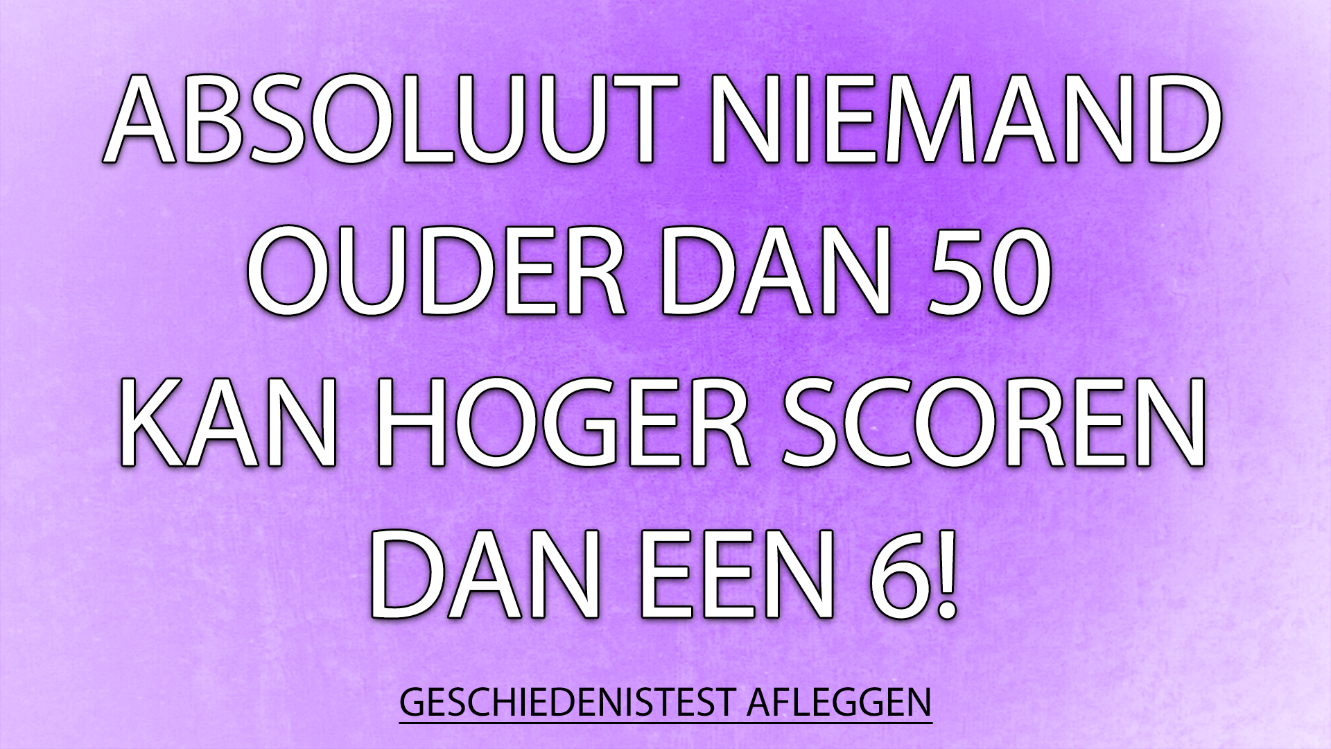 Banner for  Geschiedenis test