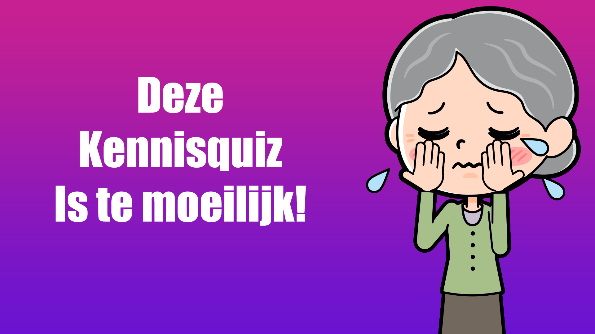 Banner for Onmogelijke kennisquiz