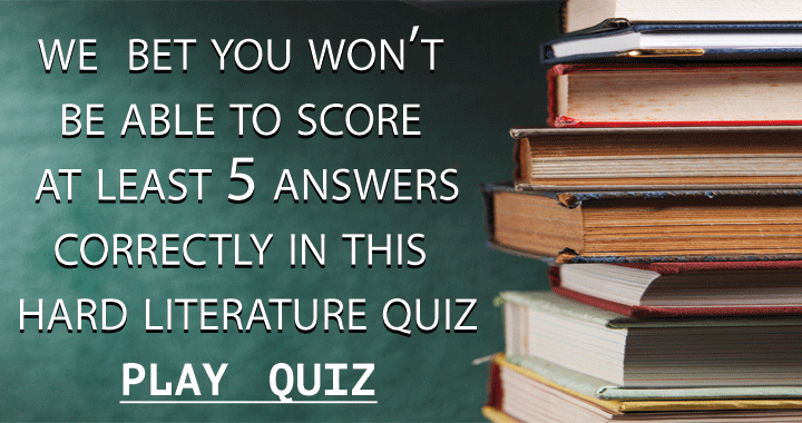 Banner for Literature Quiz