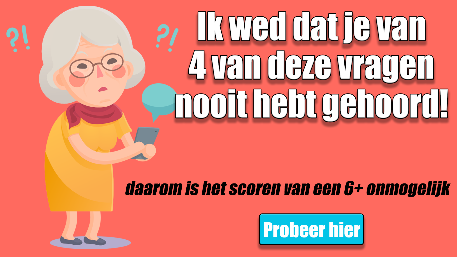 Banner for 10 gemengde trivia-vragen