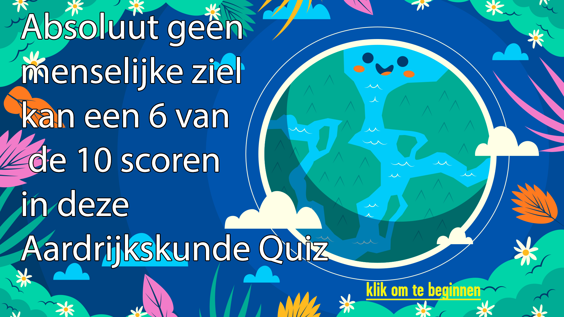 Banner for Uitdagende aardrijkskundequiz
