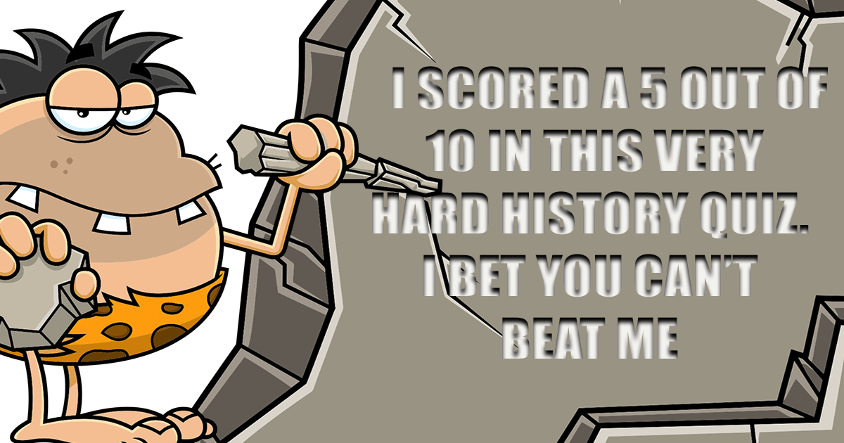 Banner for History Quiz that cannot be defeated.