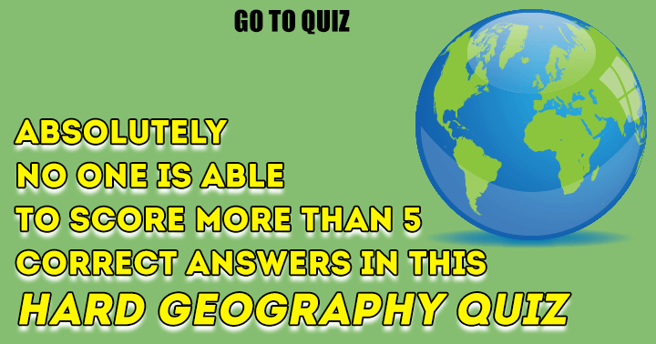 Banner for Geography Quiz