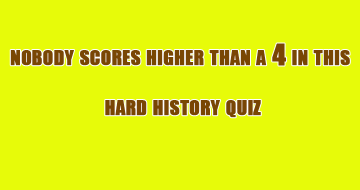 Banner for You won't score higher than a 4 