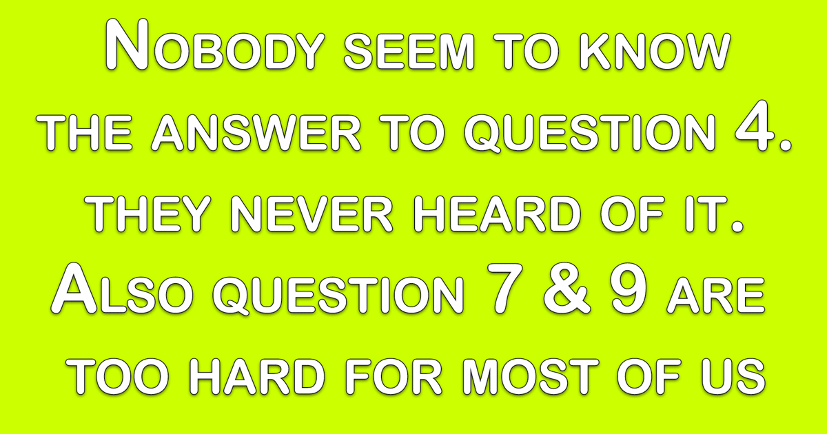 Banner for Hard Mixed Trivia Quiz