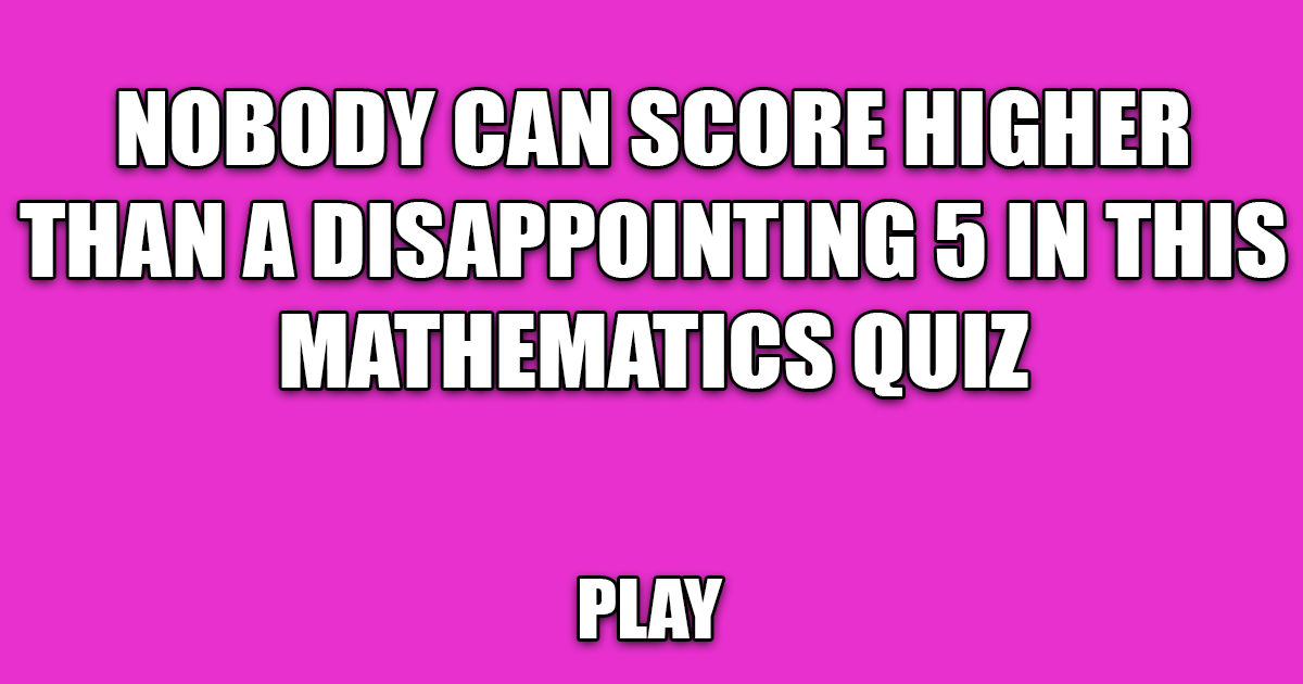 Banner for Math exam.