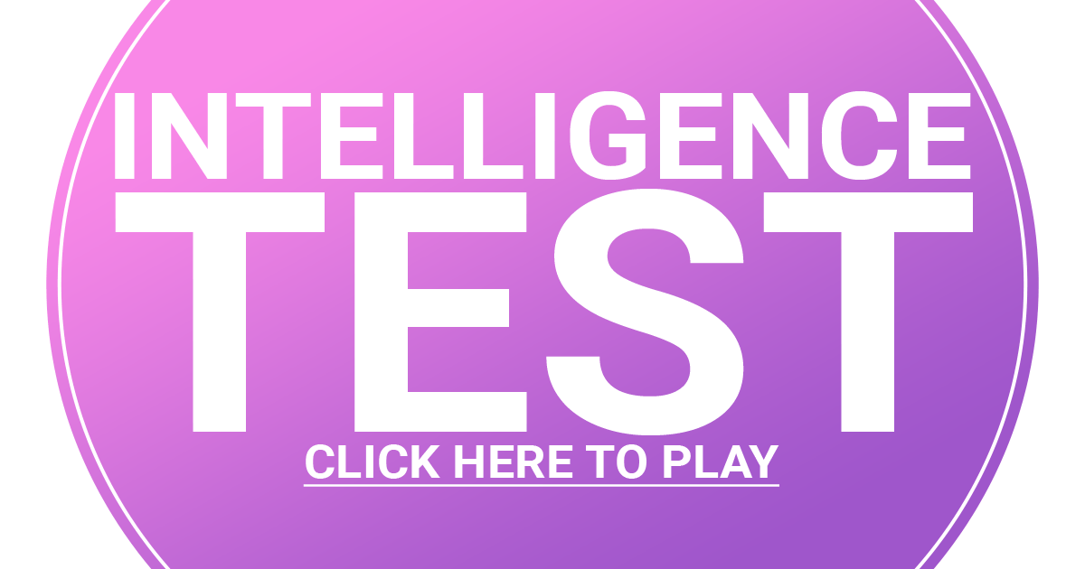 Banner for Intelligence Test