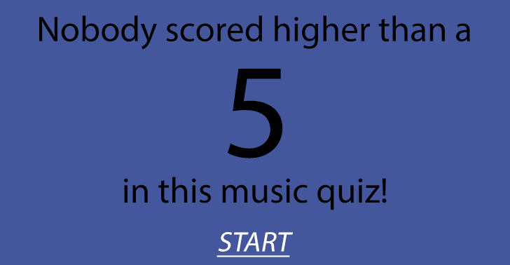 Banner for Hard music quiz