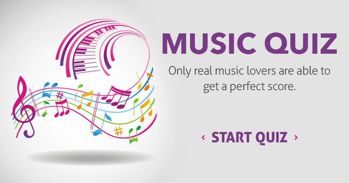 Banner for Only real music lovers can score a perfec score of 8 or better.