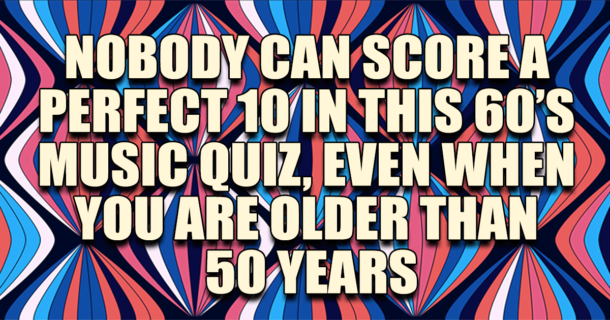 Banner for 60's music quiz