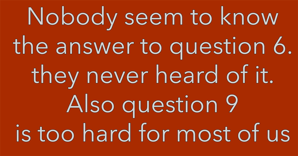 Banner for Quiz for experts.