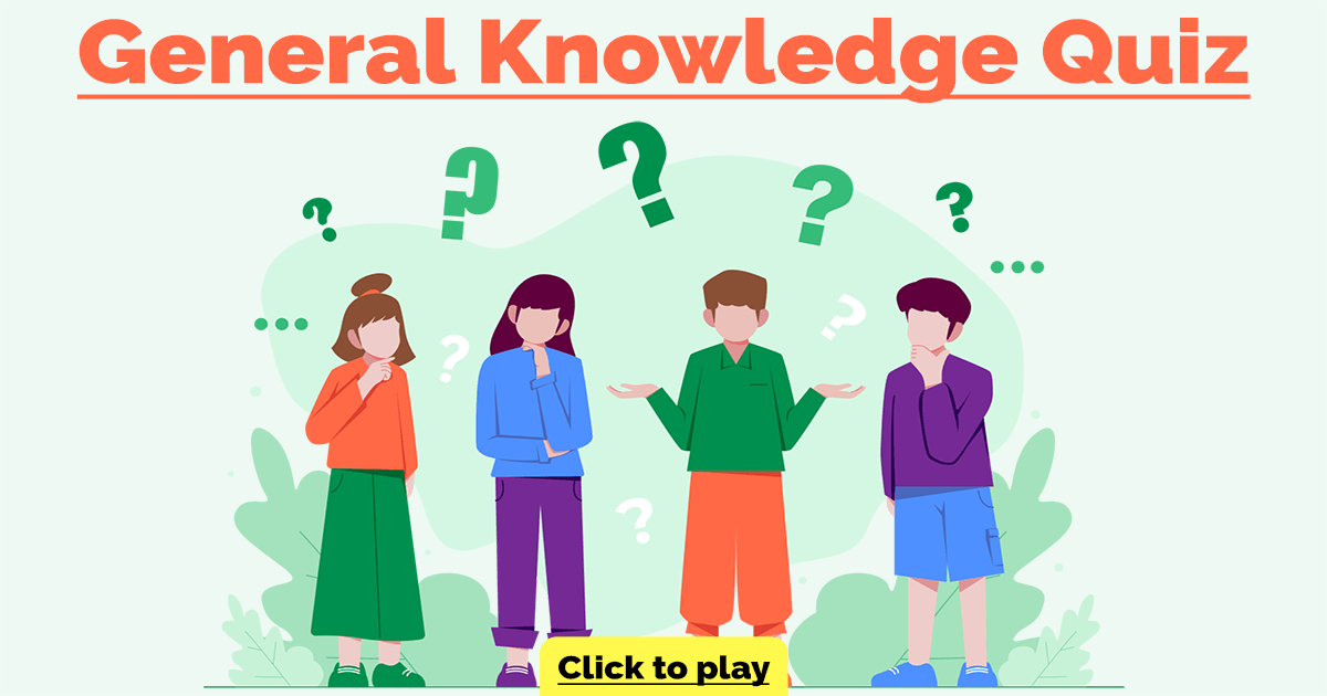 Banner for Quiz on General Knowledge.