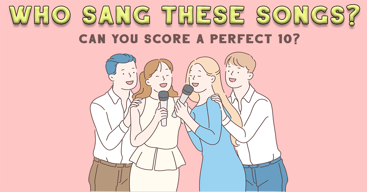 Banner for Which Singer Performed These Songs?