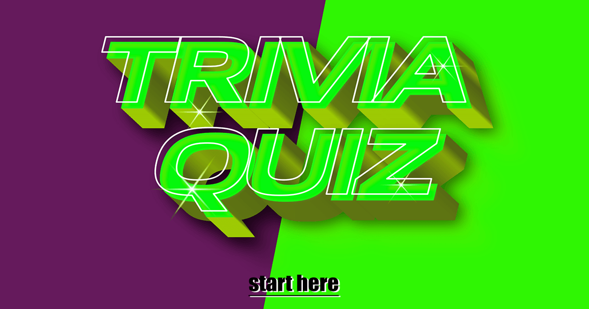 Banner for Quiz of trivial knowledge.